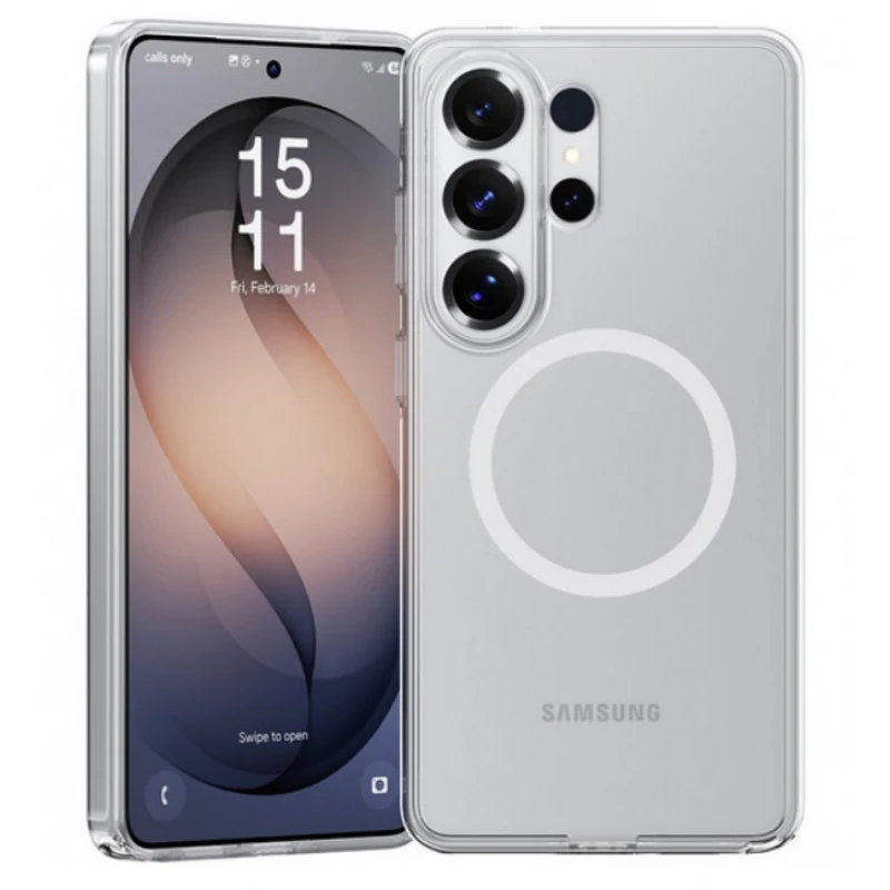 Чехол силиконовый Benks Crystal Case (MagSafe) для Samsung Galaxy S26 Ultra, цвет прозрачный (Transparent)