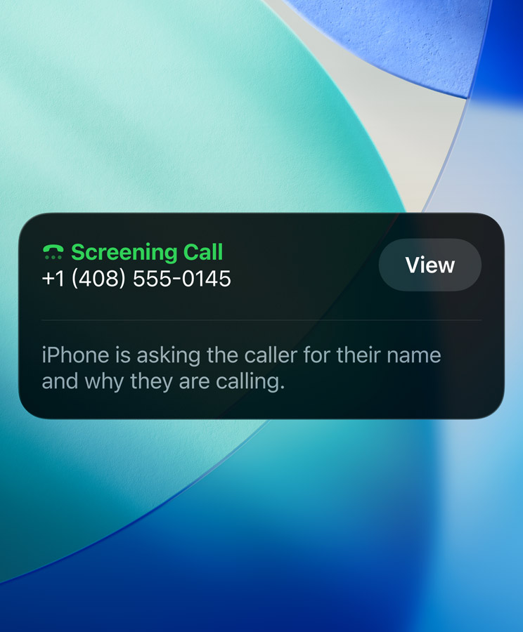 Уведомление Screening Call на экране iPhone 17e Уведомление Screening Call на экране iPhone 17e