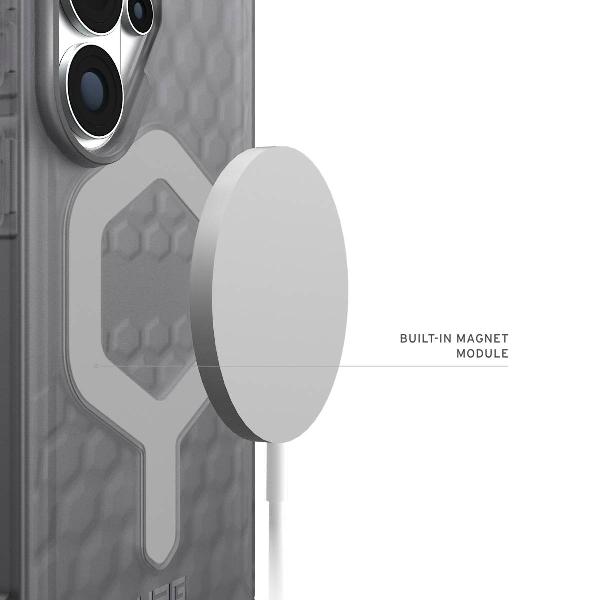 Чехол UAG Essential Armor для Galaxy S26 Ultra с беспроводной зарядкой на встроенном магнитном модуле