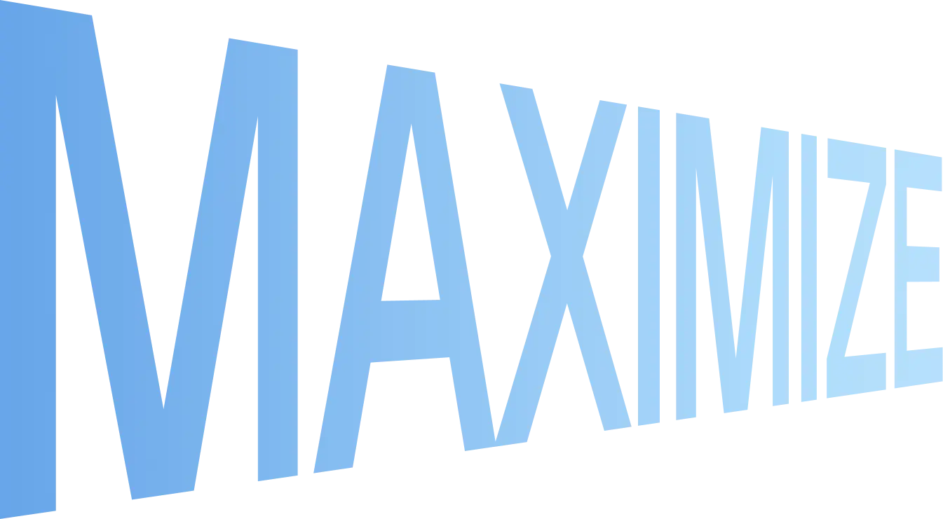 Рекламный текст «MAXIMIZE», подчёркивающий размер экрана OnePlus Pad Lite