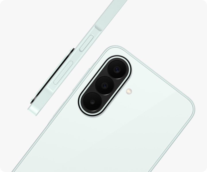 Боковой профиль Samsung Galaxy A27 5G в цвете Light Green