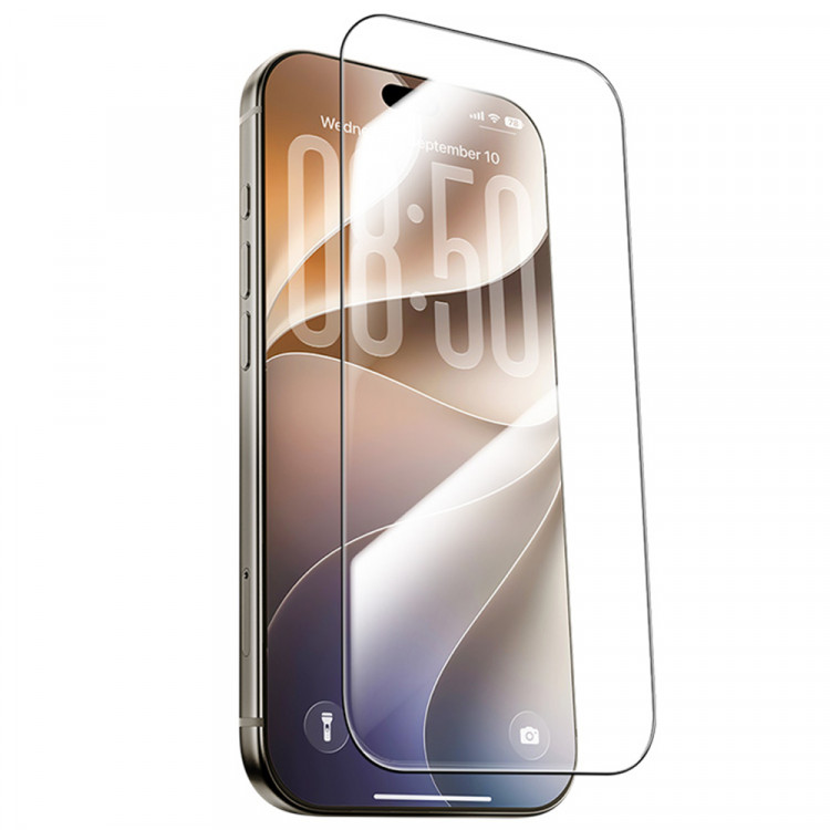 Защитное стекло Benks Ultra Shield HD, вид сбоку на экране iPhone Защитное стекло Benks Ultra Shield HD, вид сбоку на экране iPhone